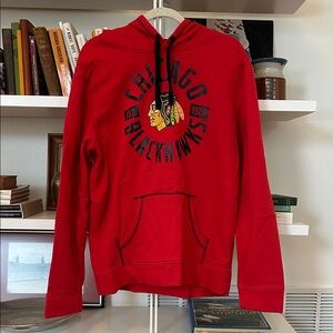 Chicago Blackhawks Fanatics Men’s Large Hoodie Red Great Condition!